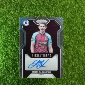 2021-22 Panini Prizm Premier League Soccer James Tarkowski Signatures Autograph