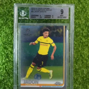 2018 Topps Chrome UEFA Champions League Jadon Sancho #80