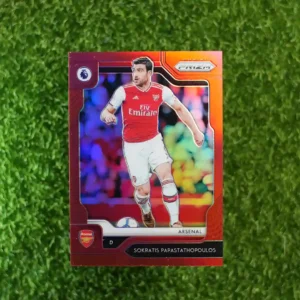 2019 Panini Prizm Premier League Soccer Sokratis Papastathopoulos Orange Prizm 113/149