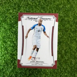 2016 Panini National Treasures Soccer John Brooks Base 17/50