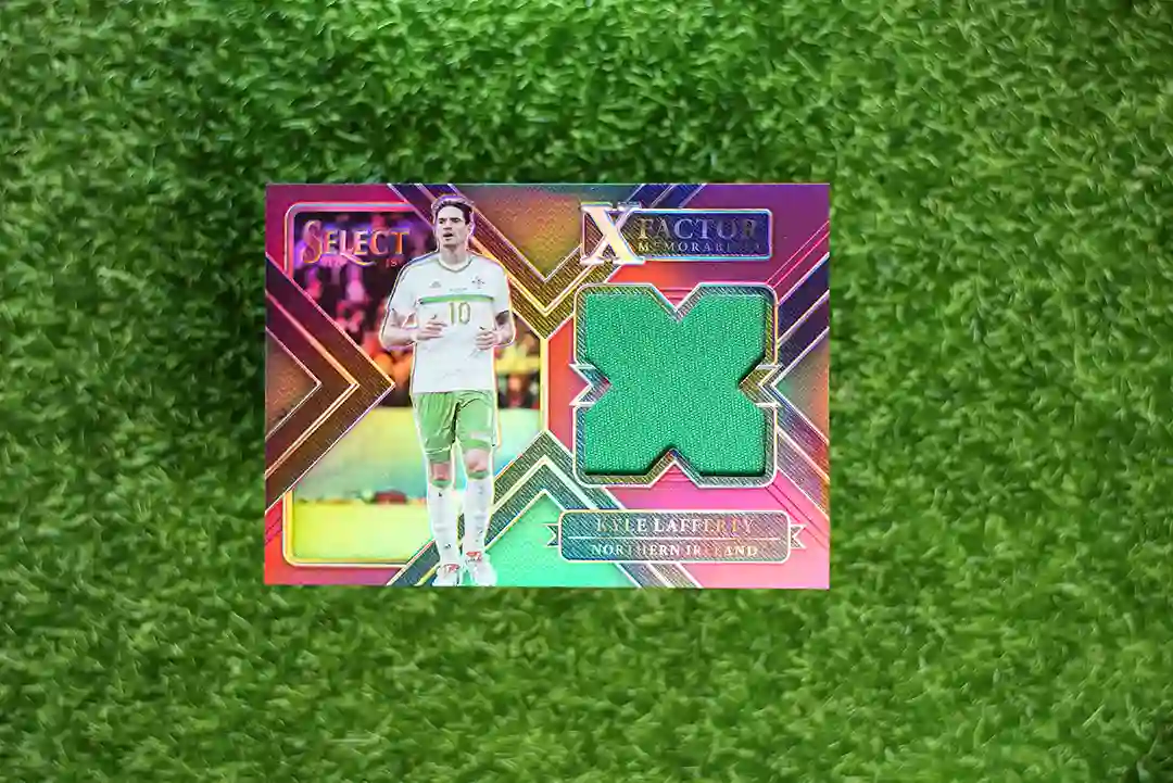 2017-18 Panini Select Soccer Kyle Lafferty X-Factor Memorabilia 057/199