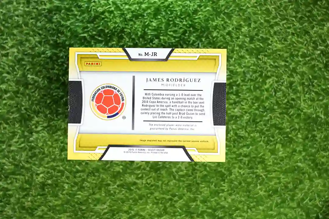 2016-17 Select Soccer James Rodriguez Memorabilia - Image 2