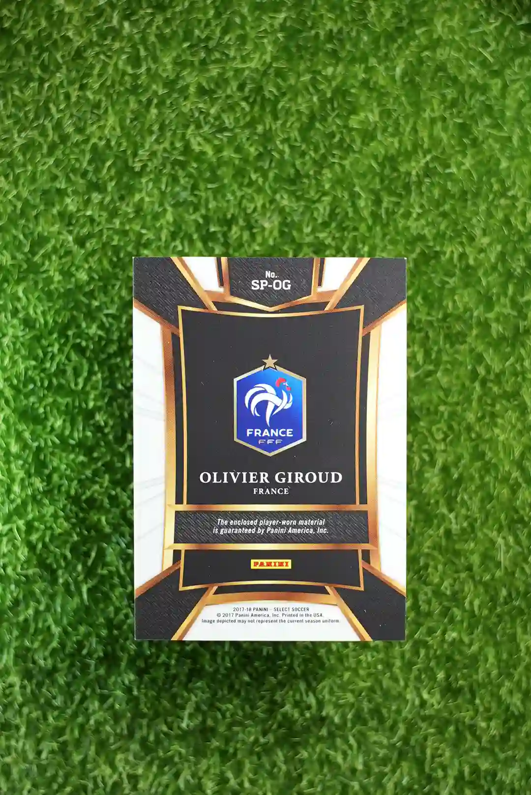2017-18 Panini Select Soccer Olivier Giroud Sparks SP-OG - Image 2