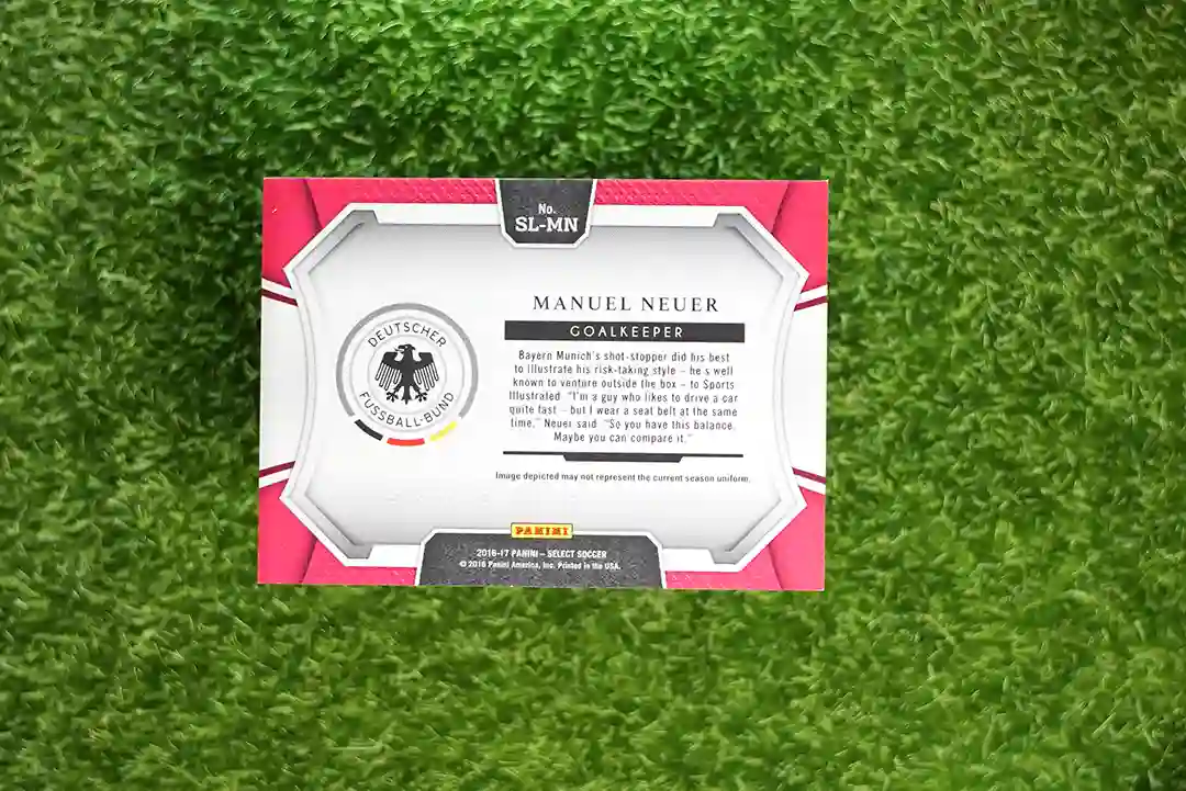 2016-17 Panini Select Soccer Manuel Neuer Sky's The Limit - Image 2