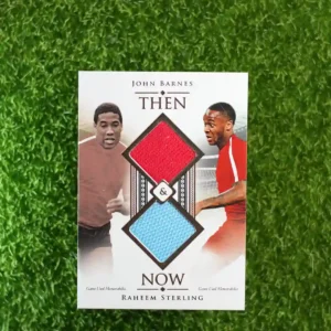 2018 Futera Unique John Barnes & Raheem Sterling THEN & NOW 17/39 TN12