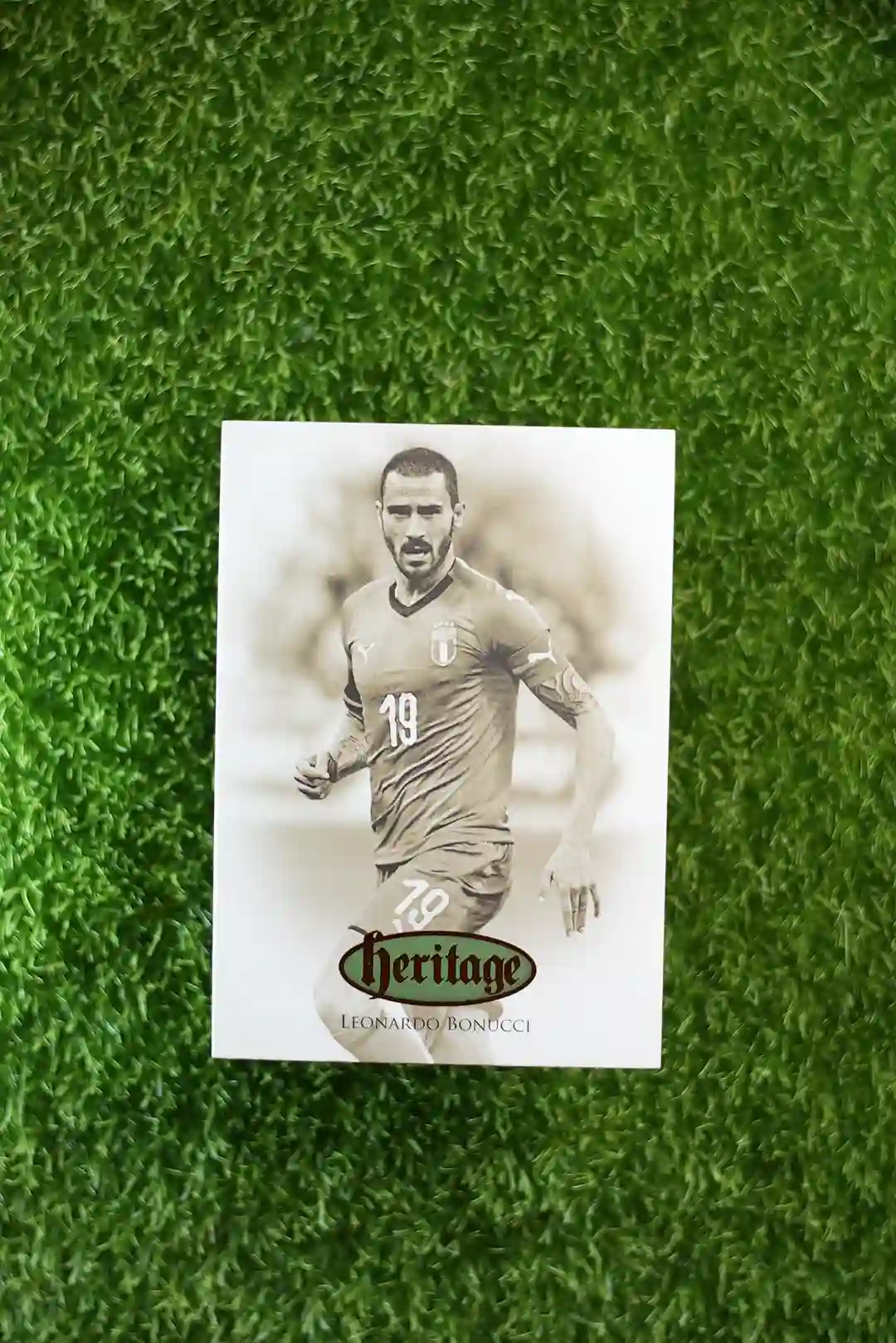 2020 Futera Unique Heritage Leonardo Bonucci Numbered Parallel 01/39