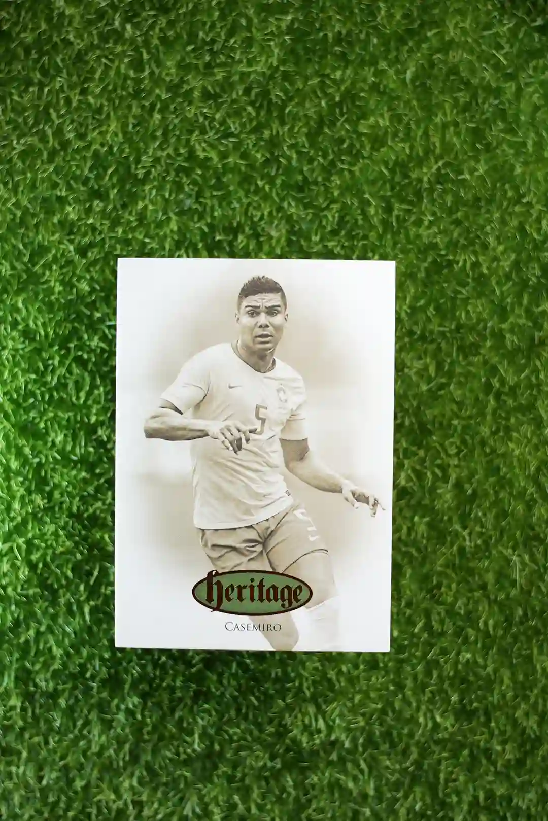 2020 Futera Unique Heritage Casemiro Numbered Parallel 26/39