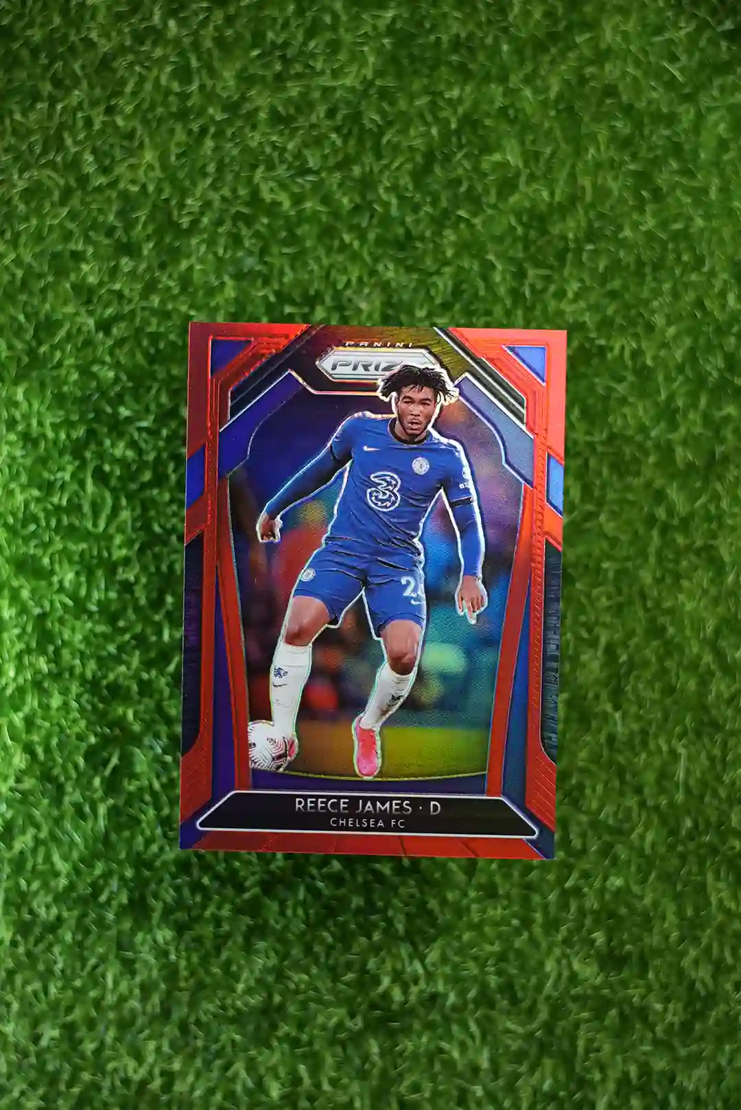 2020 Panini Prizm Premier League Reece James Red Prizm 215