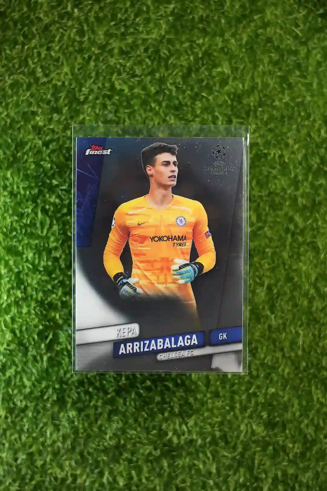 2020 Topps Finest Champions League Kepa Arrizabalaga Base 4