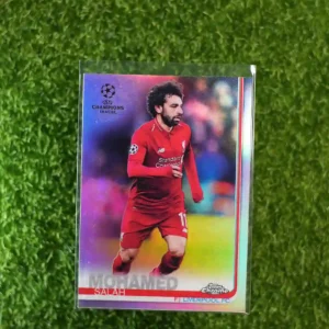 2018 Topps Chrome Champions League Mohamed Salah Refractor 87