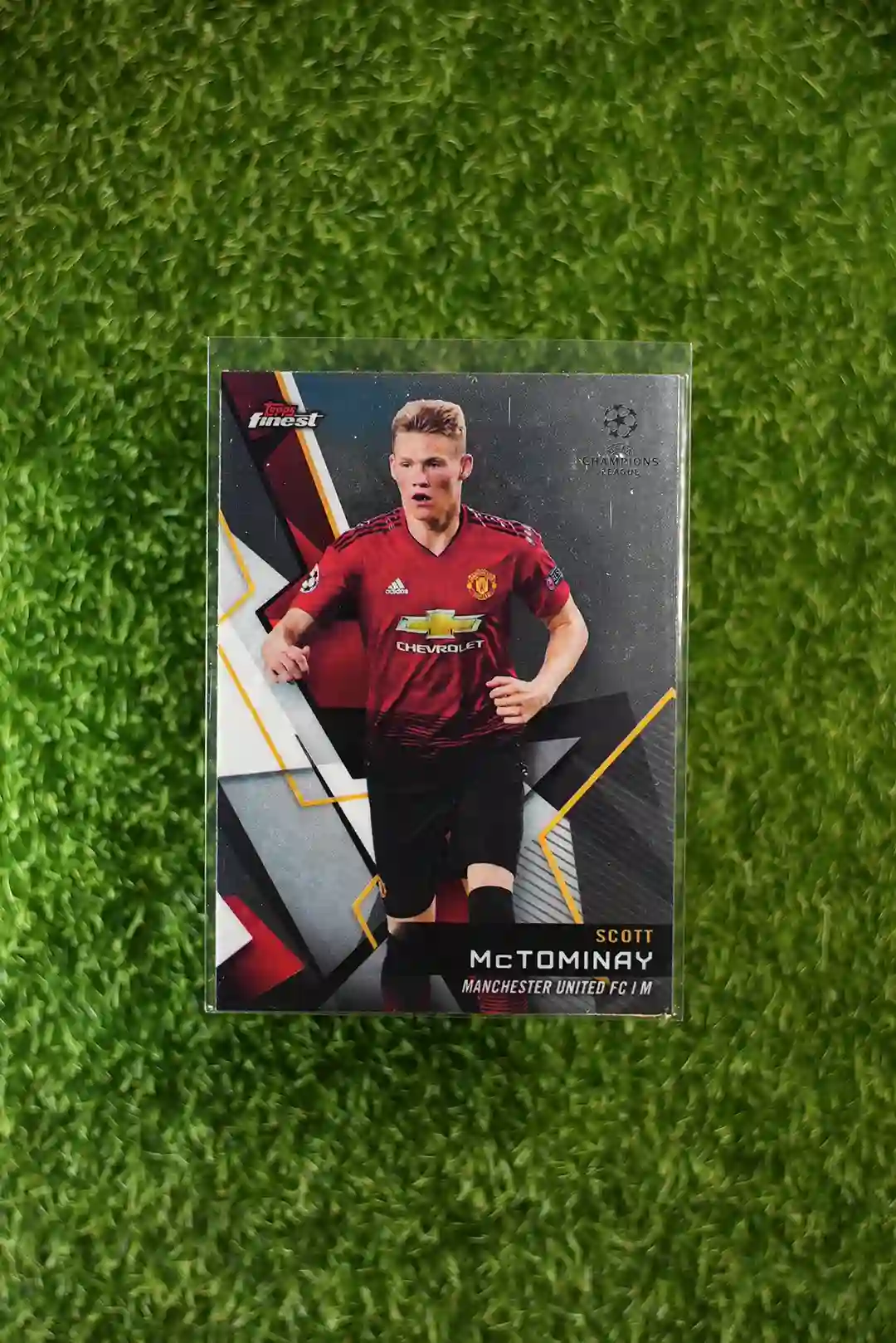 2018 Topps Finest UEFA Champions League Scott McTominay Base