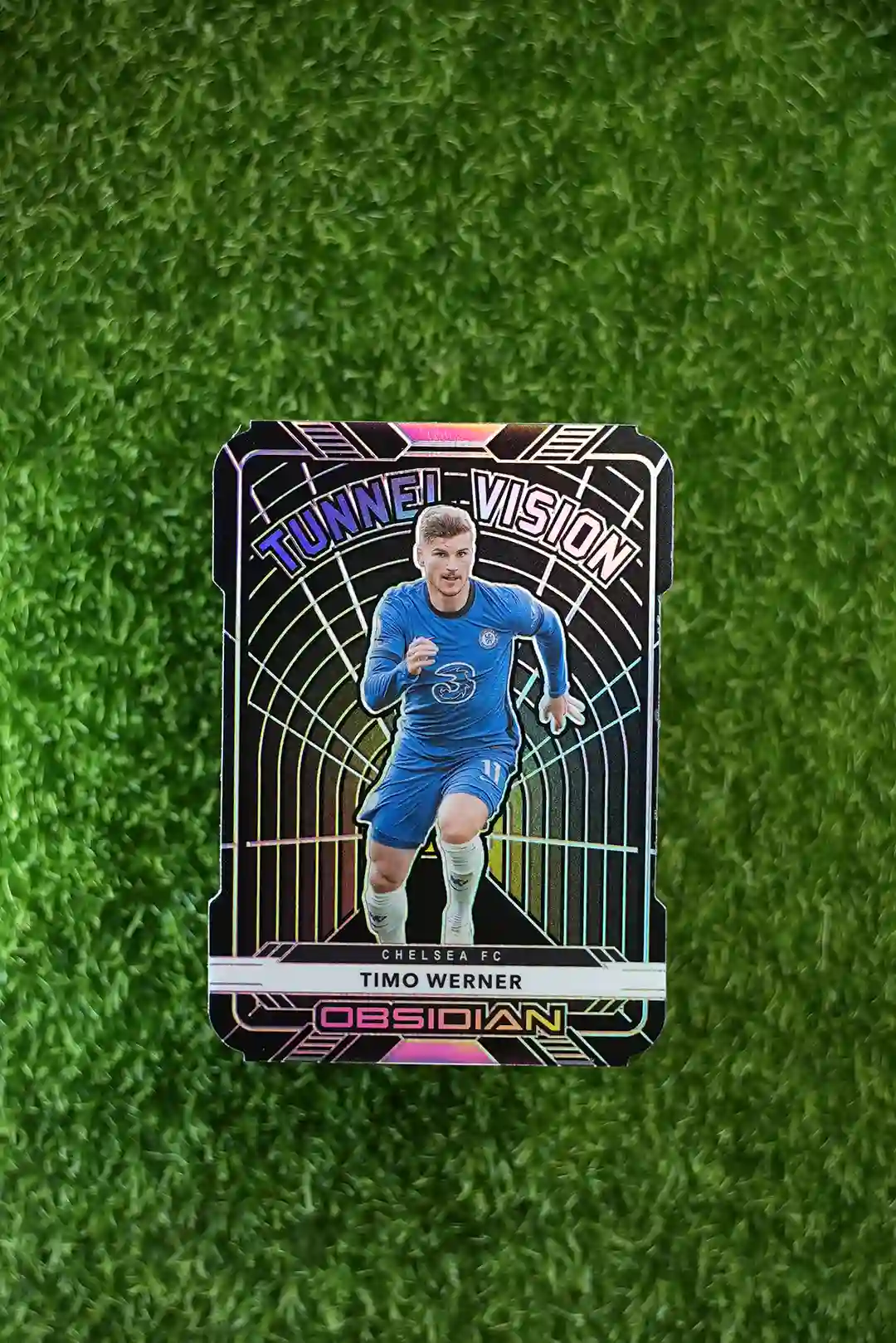 2020 Panini Obsidian Soccer Timo Werner Tunnel Vision 88/99