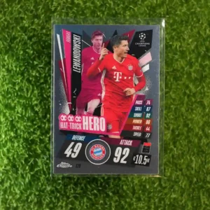 2021 Topps Match Attax Robert Lewandowski Hat-Trick Hero