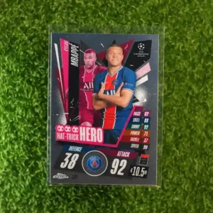 2020-21 Topps Match Attax Kylian Mbappé Hat-Trick Hero 17
