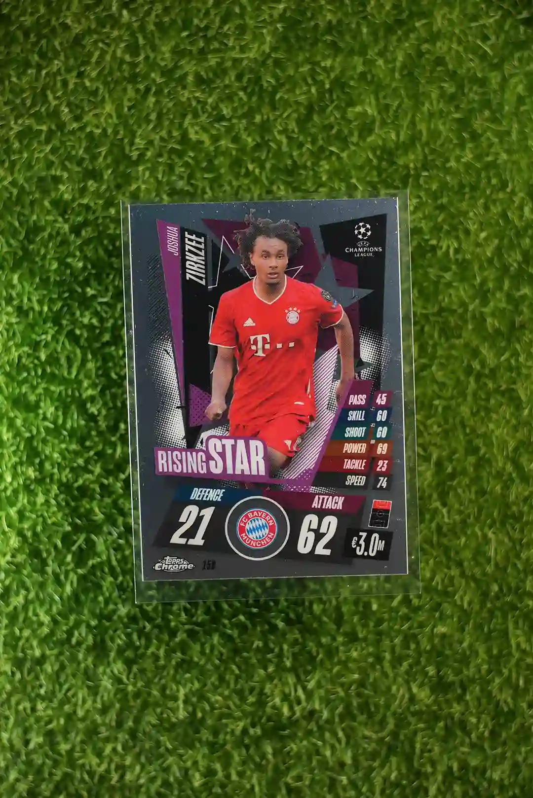 2020-21 Topps Match Attax Joshua Zirkzee Rising Star 158