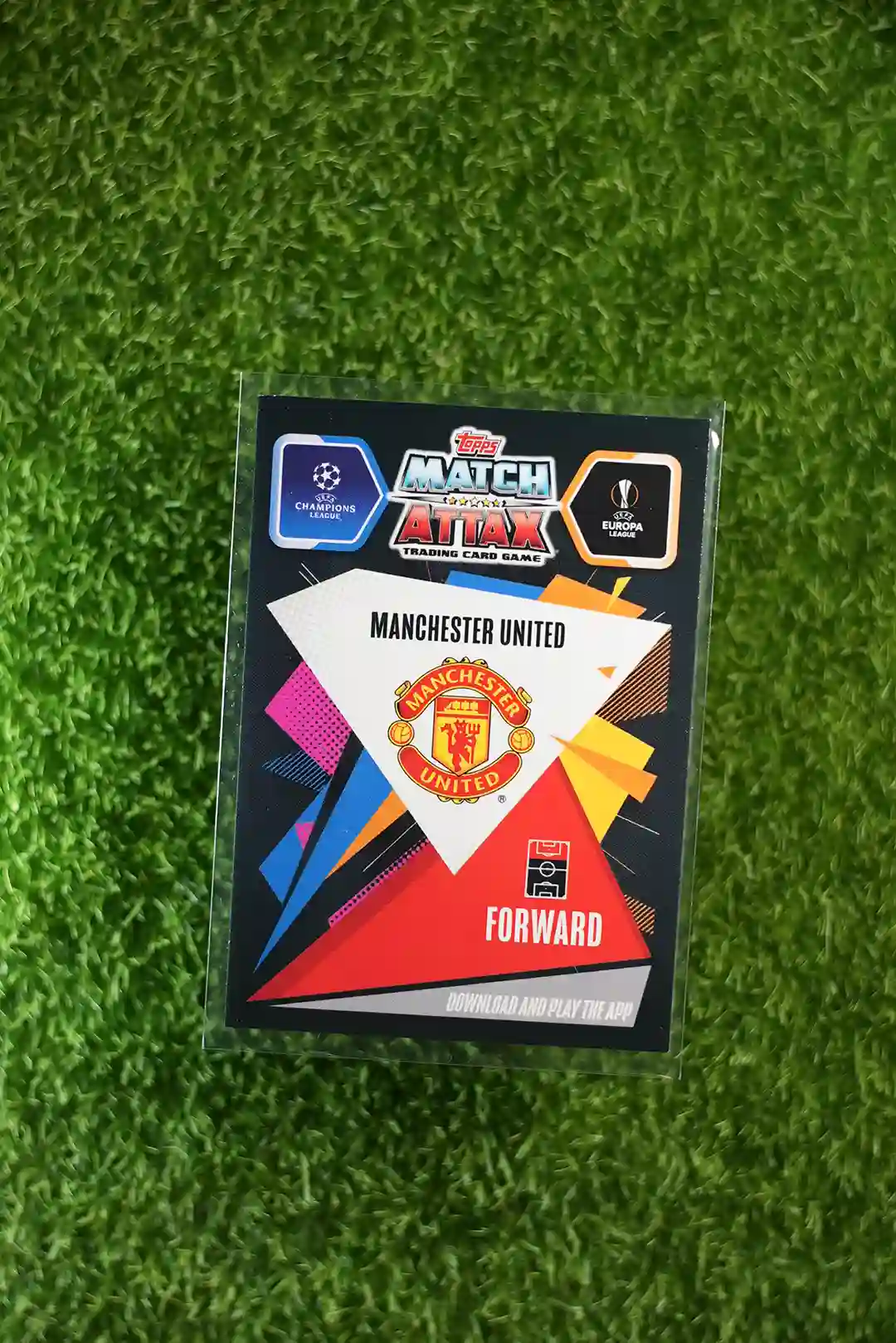 2020 Topps Match Attax Chrome Marcus Rashford Star Player 184 - Image 2