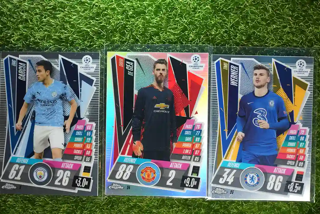 2020-21 Topps Chrome UEFA David De Gea Base #14