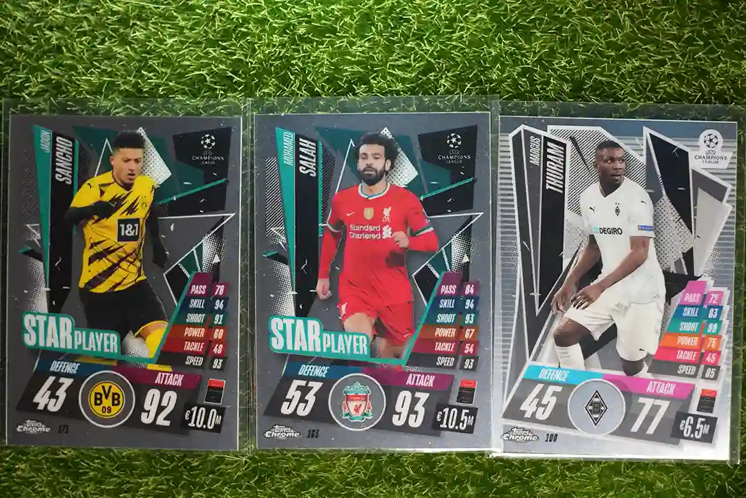 2020-21 Topps Chrome UEFA Mohamed Salah STAR PLAYER
