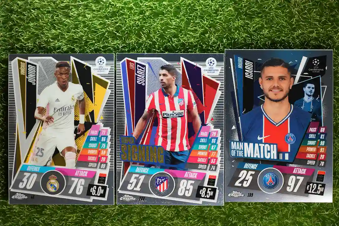 2020-2021 Topps Match Attax Chrome CL Luis Suarez Super Signing 156