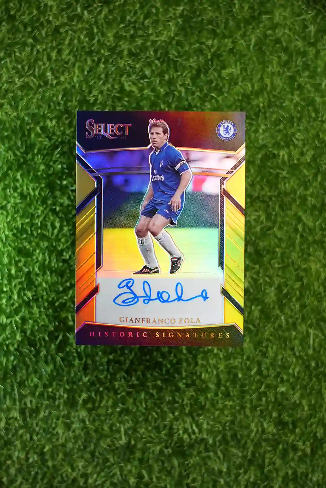 2017 Panini Select Soccer Gianfranco Zola Historic Signatures HS-GZO 06/10