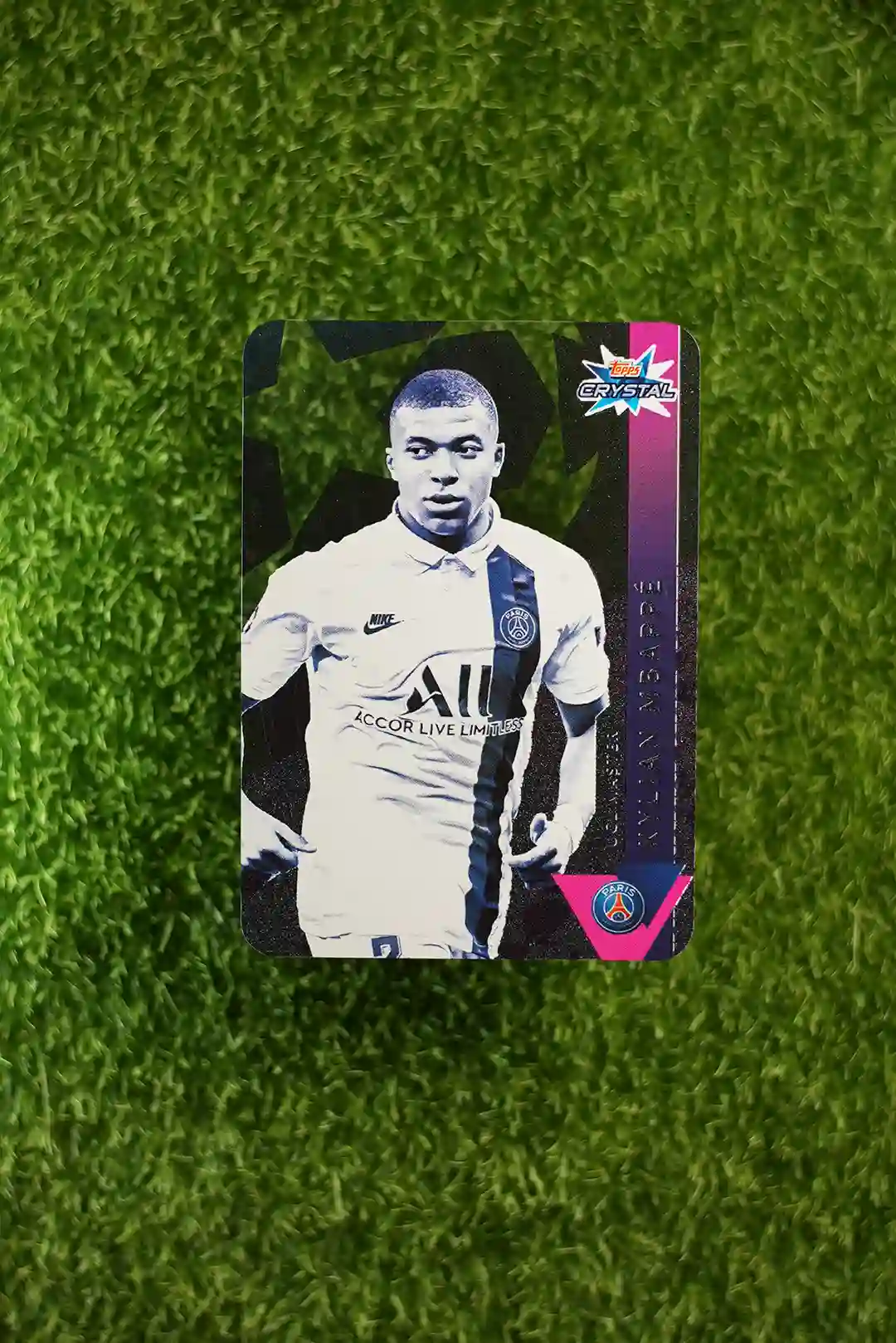 2020 Topps Crystal Champions League Kylian Mbappe