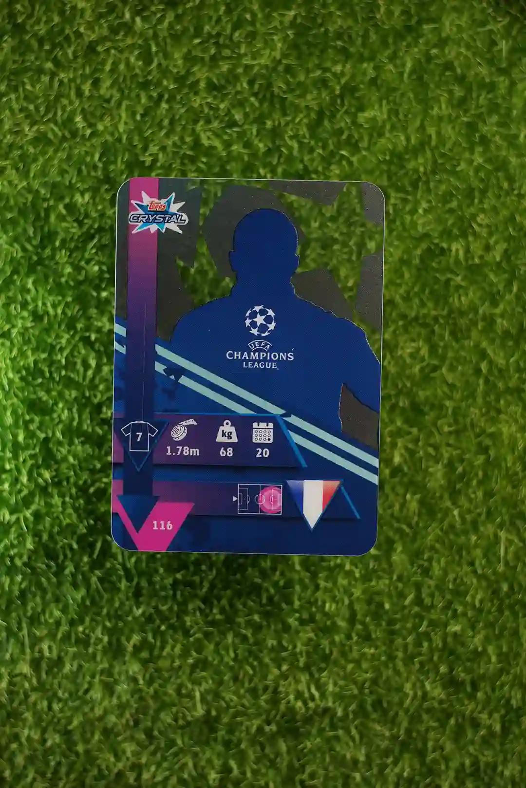 2020 Topps Crystal Champions League Kylian Mbappe - Image 2