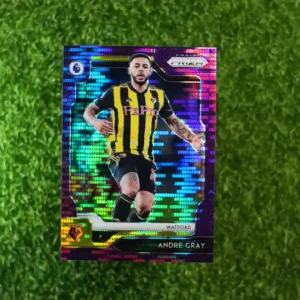 2019 Prizm Premier League Soccer Andre Gray Purple 43/75