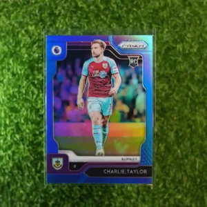 2019 Prizm Premier League Soccer Charlie Taylor Blue Prizm RC 142/199