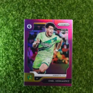 2019 Prizm Premier League Soccer Onel Hernandez Purple Prizm RC 87/99