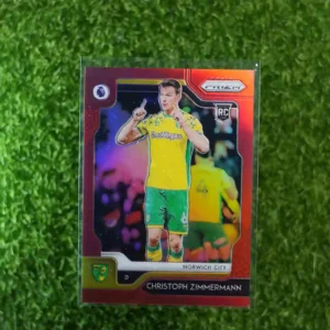 2019 Prizm Premier League Soccer Christoph Zimmermann Red Prizm RC 110/149