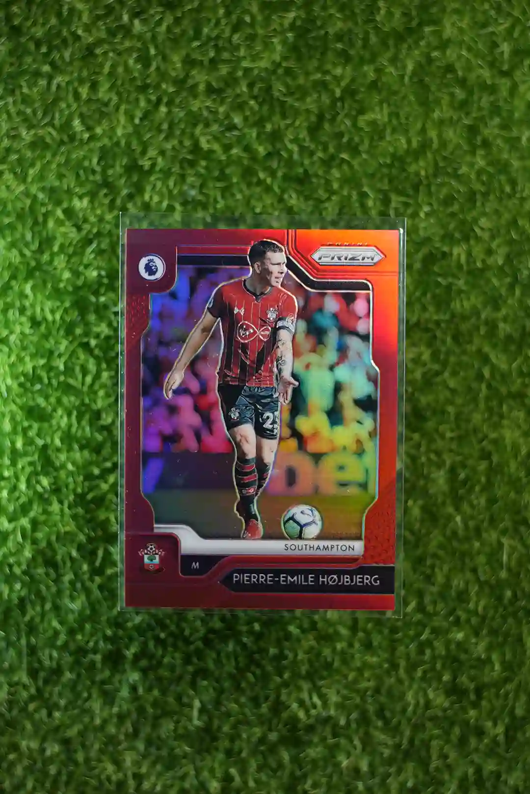 2019-20 Prizm Premier League Soccer Pierre-Emile Højbjerg Red Prizm 078/149