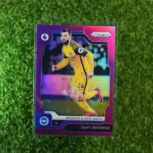 2019-20 Prizm Premier League Soccer Davy Propper Purple Lazer Prizm 27/99