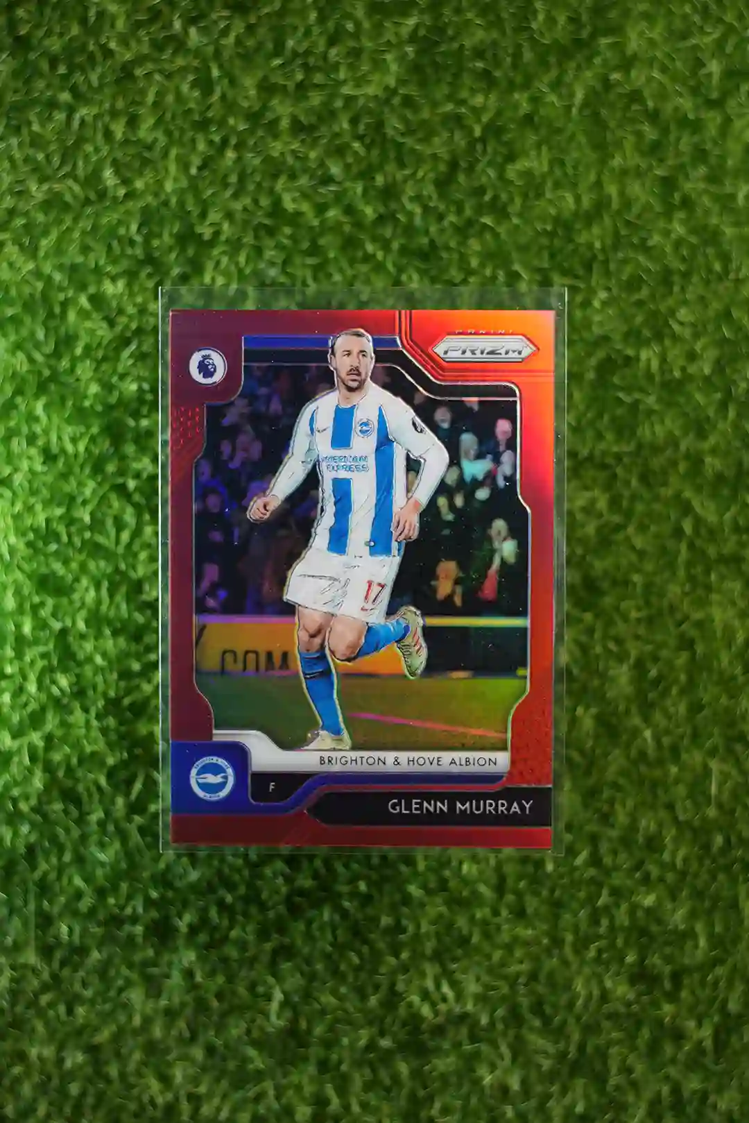 2019-20 Panini Prizm Premier League Soccer Glenn Murray Red Prizm 052/149