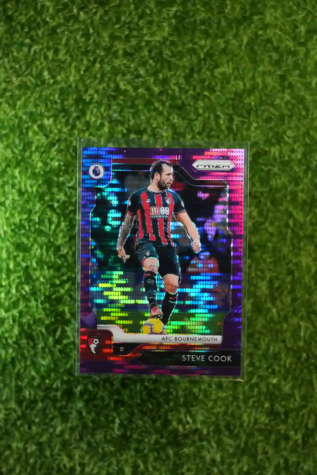 2019-20 Prizm Premier League Soccer Steve Cook Purple Prizm 43/75