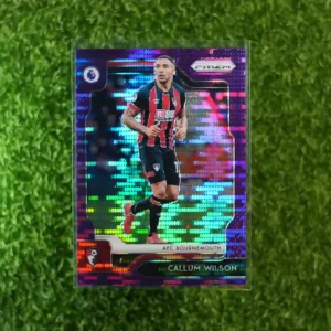 2019-20 Prizm Premier League Soccer Callum Wilson Purple Prizm 57/75