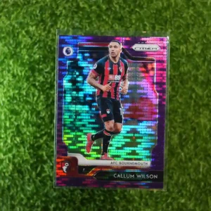 2019-20 Prizm Premier League Soccer Callum Wilson Purple Prizm 19/75