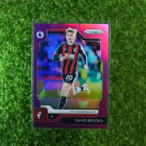 2019-20 Prizm Premier League Soccer David Brooks Purple Prizm 82/99