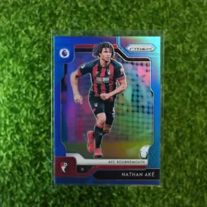 2019-20 Panini Prizm Premier League Soccer Nathan Aké 139 Blue Prizm