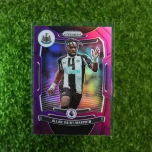 2021 Panini Prizm Premier League Soccer Allan Saint-Maximin Purple Prizm 57/99