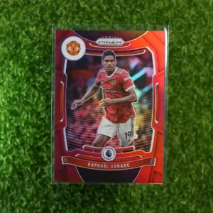 2021-22 Prizm Premier League Soccer Raphaël Varane Red Prizm 156/199