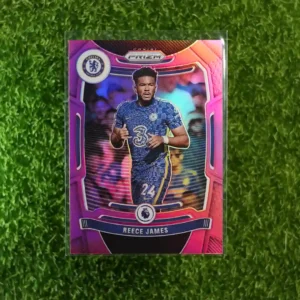 2021-22 Prizm Premier League Soccer Reece James Pink Prizm