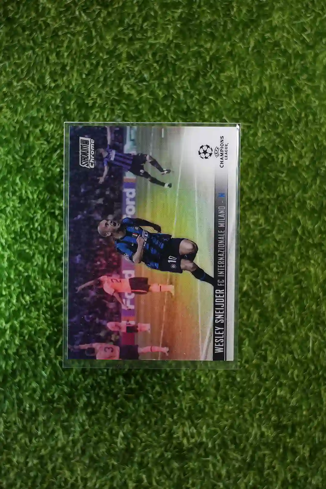 2020-21 Stadium Chrome Wesley Sneijder Refractor #95
