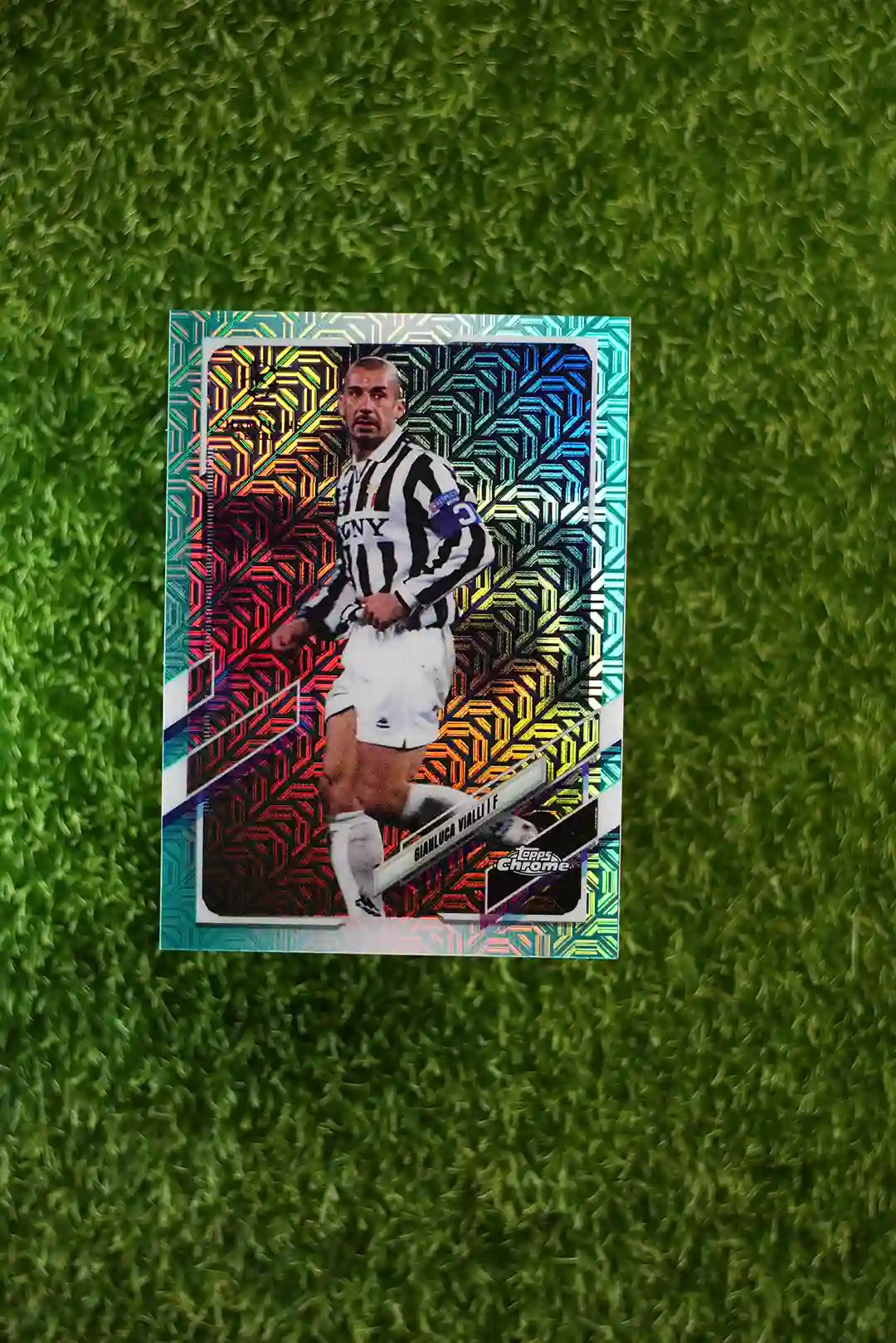 2020-21 Topps Chrome UEFA Champions League Gianluca Vialli Refractor 078/199 No 52
