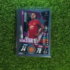 2020/21 Topps Match Attax Champions League/Europa League Mason Greenwood RISING STAR 151