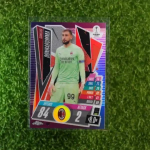 2020/21 Topps Match Attax Chrome Gianluigi Donnarumma Goalkeeper 112/299