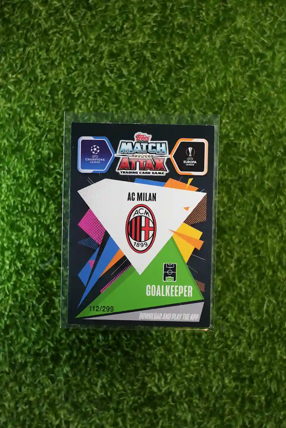 2020/21 Topps Match Attax Chrome Gianluigi Donnarumma Goalkeeper 112/299 - Image 2