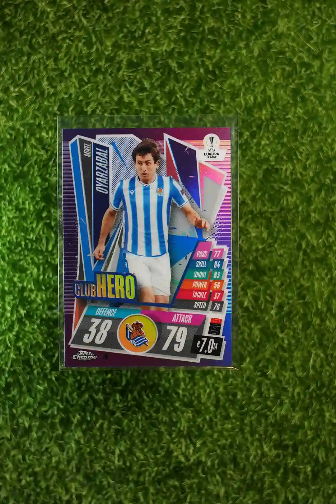 2020/21 Topps Match Attax Champions League & Europa League Mikel Oyarzabal Club Hero 266/299