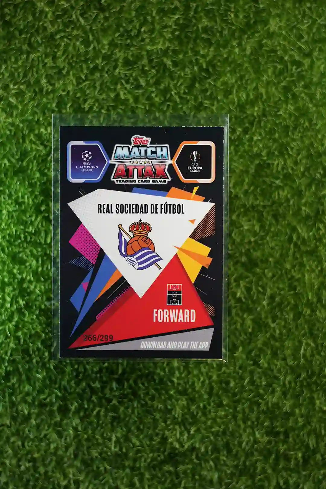 2020/21 Topps Match Attax Champions League & Europa League Mikel Oyarzabal Club Hero 266/299 - Image 2