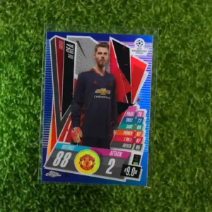 2020/21 Topps Match Attax Champions League & Europa League David De Gea Base Blue Parallel 042/150