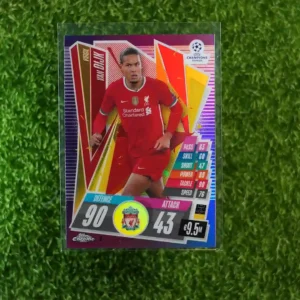 2020/21 Topps Match Attax Champions League & Europa League Virgil Van Dijk Base 283/299